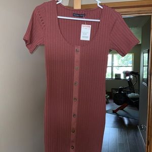 Blush form fitting dress